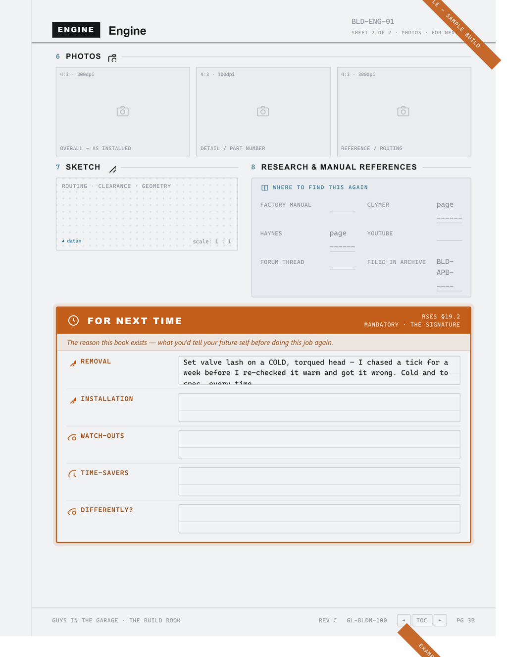 The Completed Example — Free Sample
